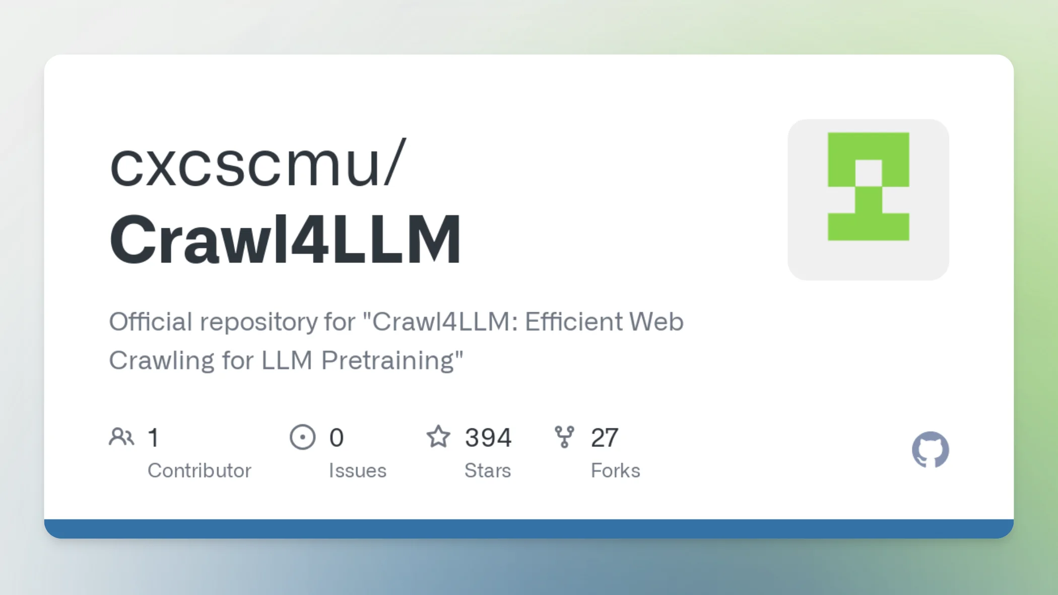 Crawl4LLM：专为LLM预训练准备的网络爬虫工具